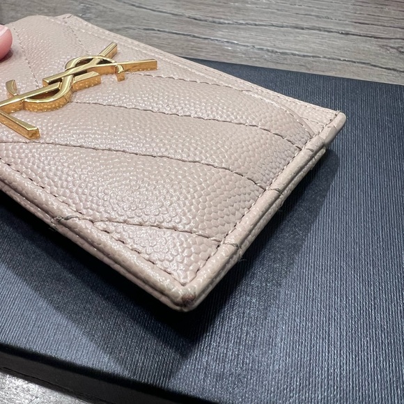 YSL Card Holder Monogram Matelasse Leather - Picture 3 of 10
